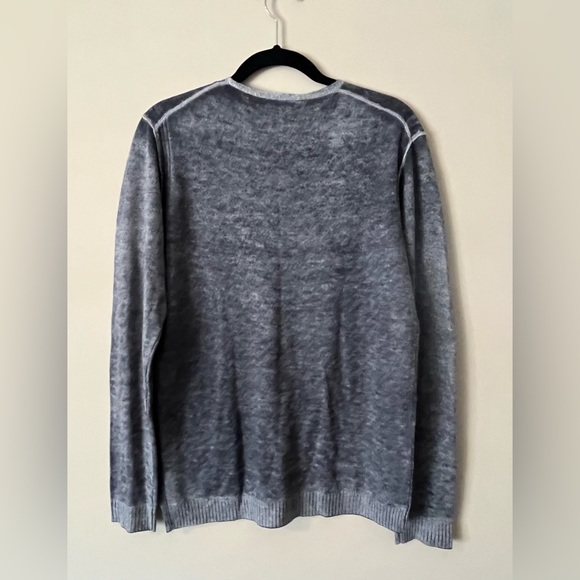 John Varvatos Wool Blend Lightweight V-Neck Size Medium - Picture 4 of 6